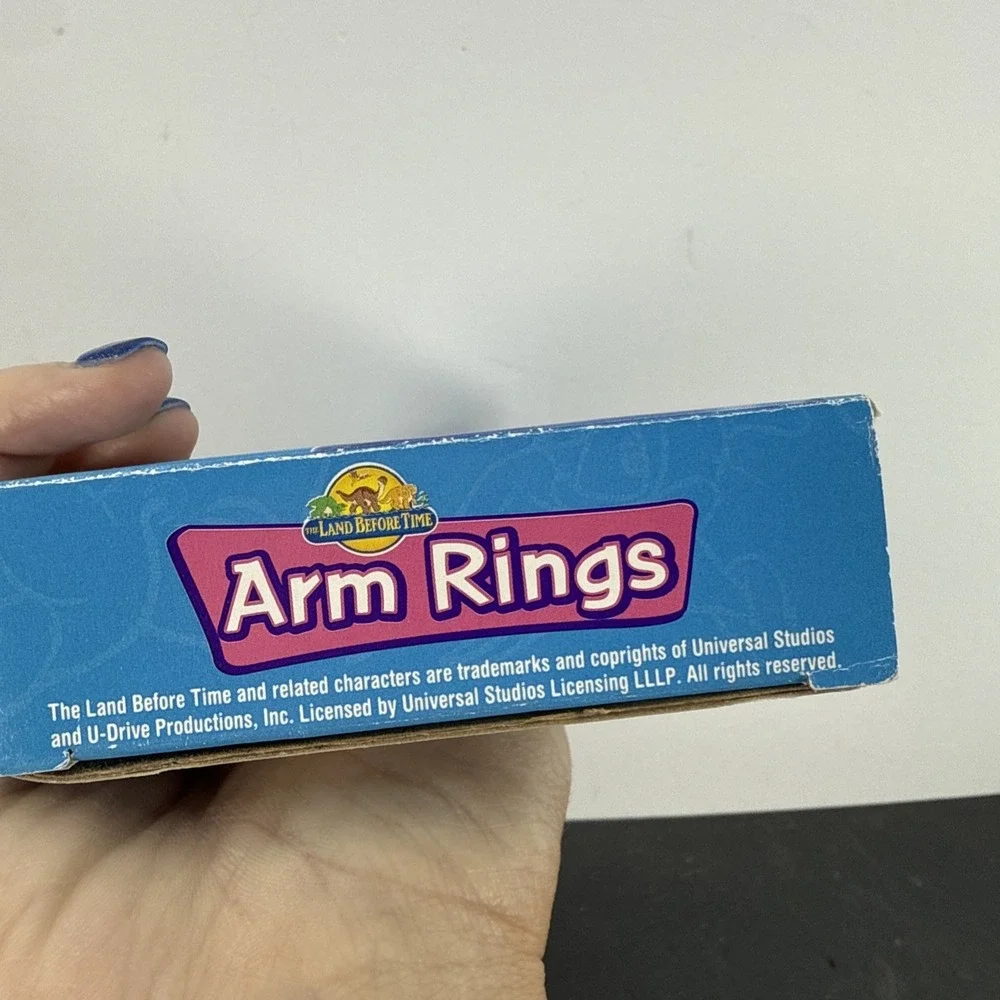Vintage Land Before Time Arm Rings Inflatable Heavy Vinyl RARE Floaties